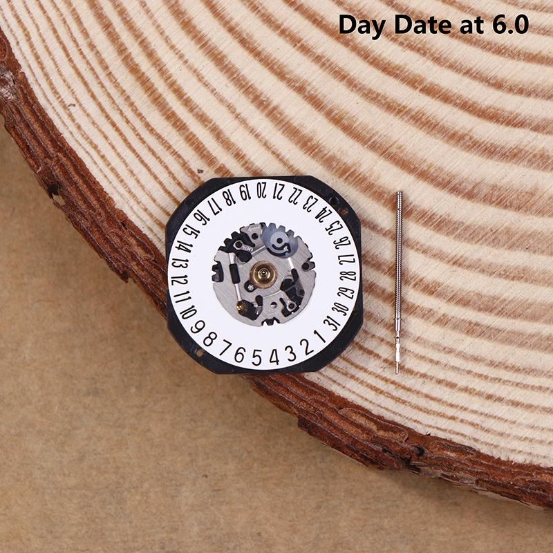 Механизм Vx32 с датой Часовой механизм Японский механизм Vx32E Механизм Календарь Дата Металлический кварцевый механизм