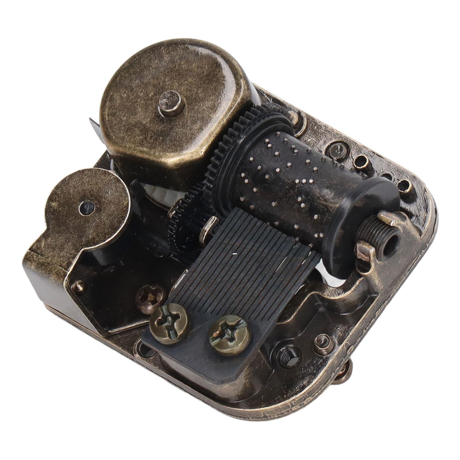 Музыкальный механизм, механизм Небесный замок, старинный металлический бронзовый часовой механизм, музыкальная шкатулка, механизм своими руками